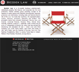Website design for Bianca Bezdek attorney at law.