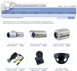 dynamic e-commerce website design using aSP and SQL for DVRCameraSupply.com