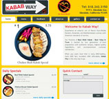 Restaurant web design