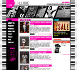 Custom design for fashion website