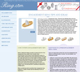 Custom design and validated xhtml coding for Ring.com