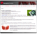 Website design for Synergisticsstrategies.com using HTML and CSS 100% W3C Compliant.